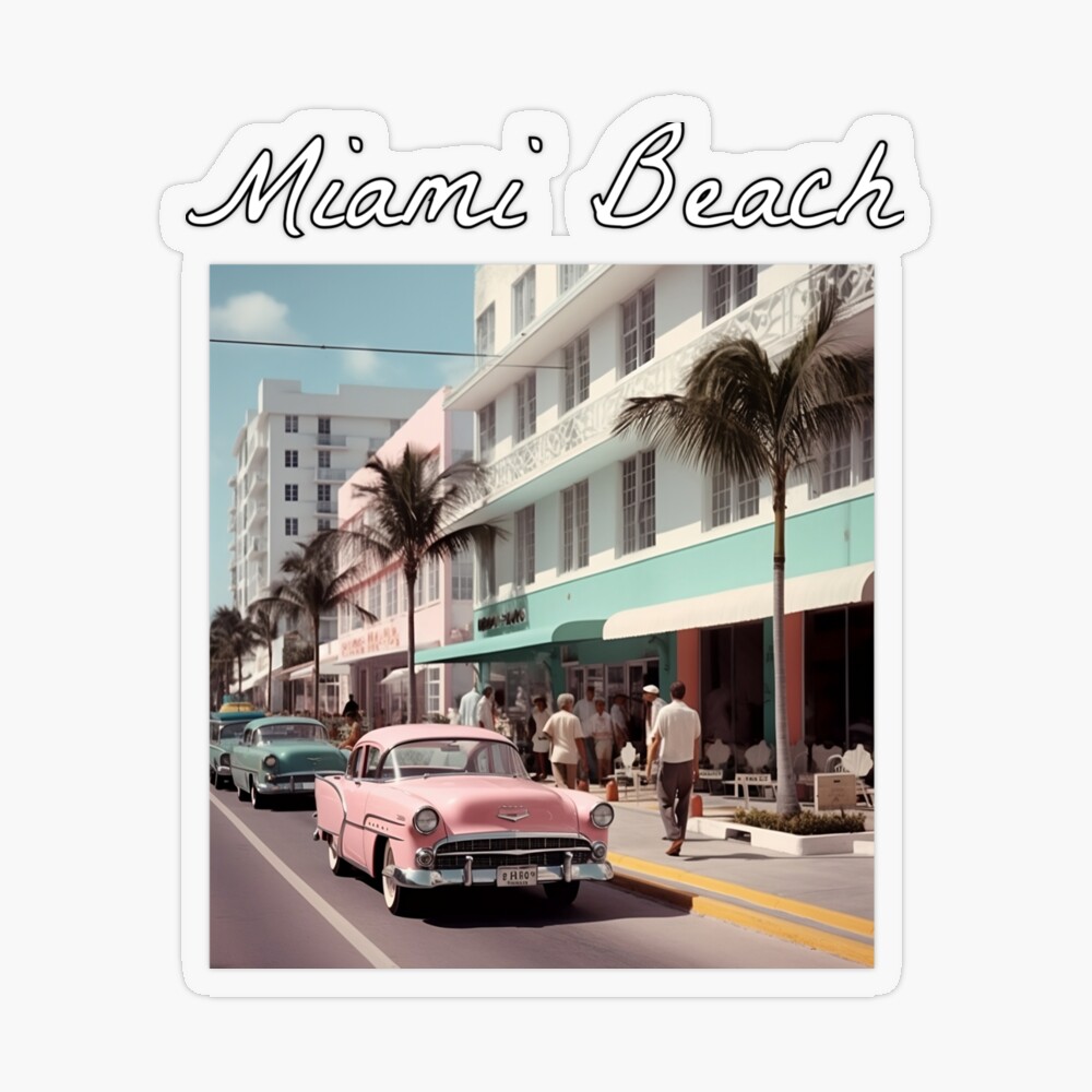 1950s Miami Beach Florida Full Color Brochure