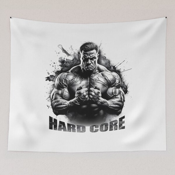 Item preview, HARD CORE bodybuilder motivation designed and sold by Lekiam.