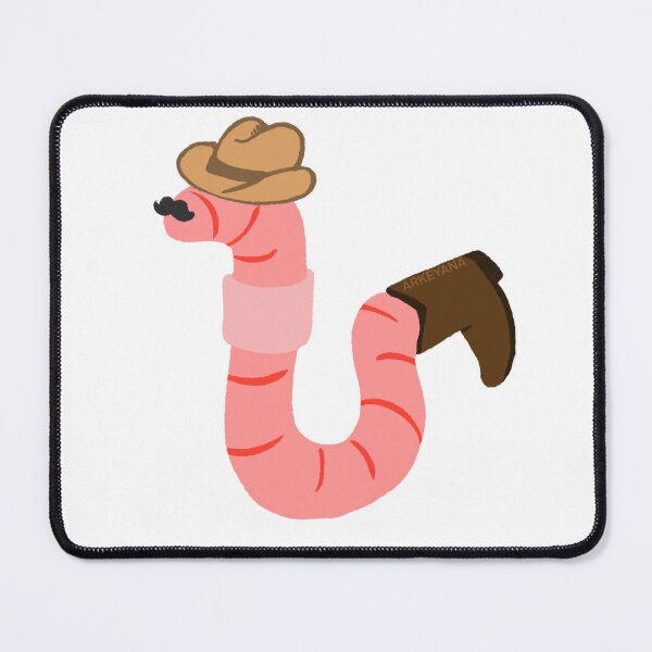 Item preview, Would you still love me if I was a (mustachioed cowboy) worm? designed and sold by Arkeyana.