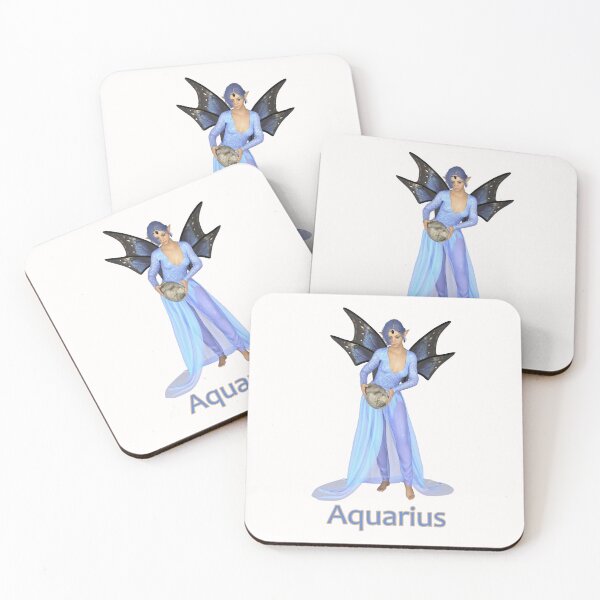 Item preview, Aquarius woman girl fairy faerie elf water carrier designed and sold by Fantasyart123.
