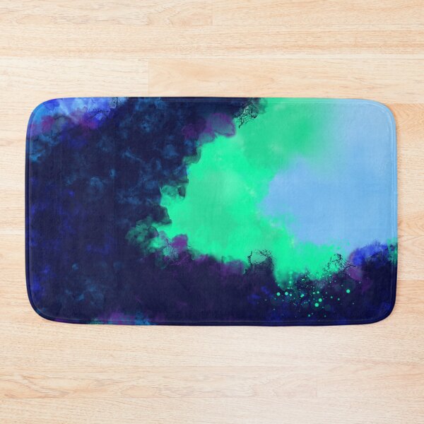 Item preview, Good Riddance - Blue Green Violet Abstract designed and sold by Joey Santiago.