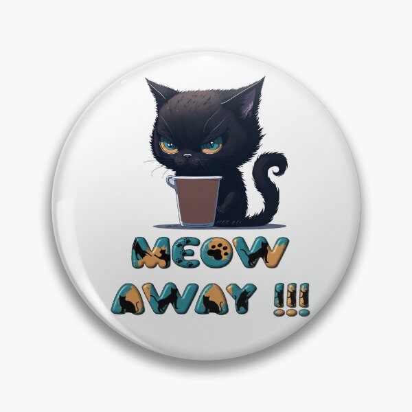 Item preview, Meow Away Human designed and sold by OmStyleStudio.