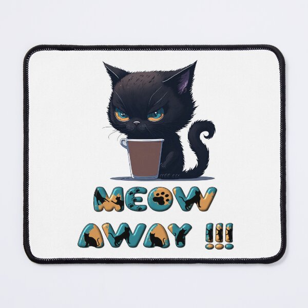 Item preview, Meow Away Human designed and sold by OmStyleStudio.