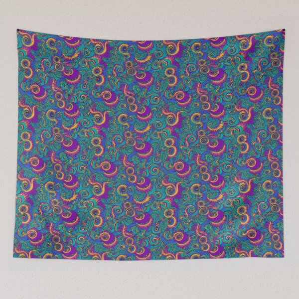 Item preview, Psychedelic Spiral Fractals of Infinity 2 designed and sold by Hashola Designs.