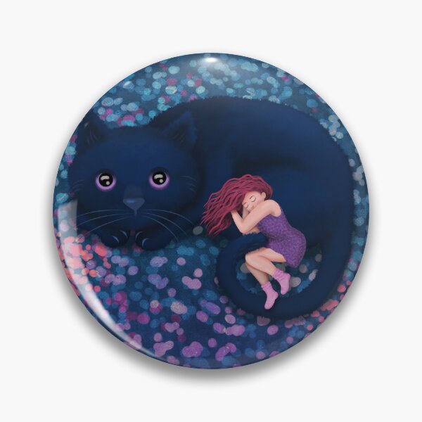 Item preview, Girl and Cat designed and sold by -DearTreehouse-.