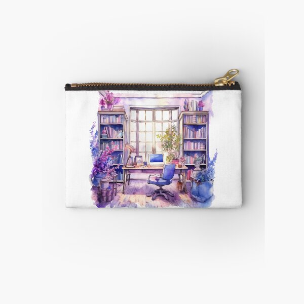 Item preview, Watercolor Cozy Home Office designed and sold by DreamiDreams.