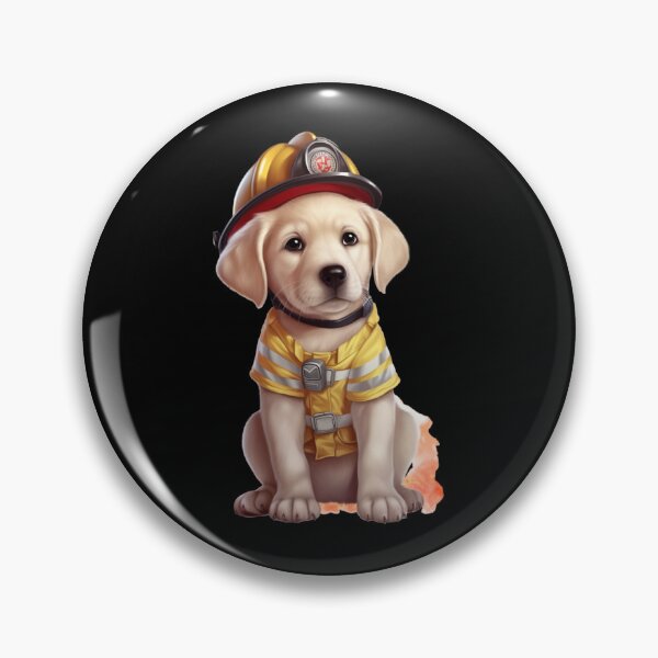 Item preview, Firefighter cute labrador designed and sold by HarriPaloma.