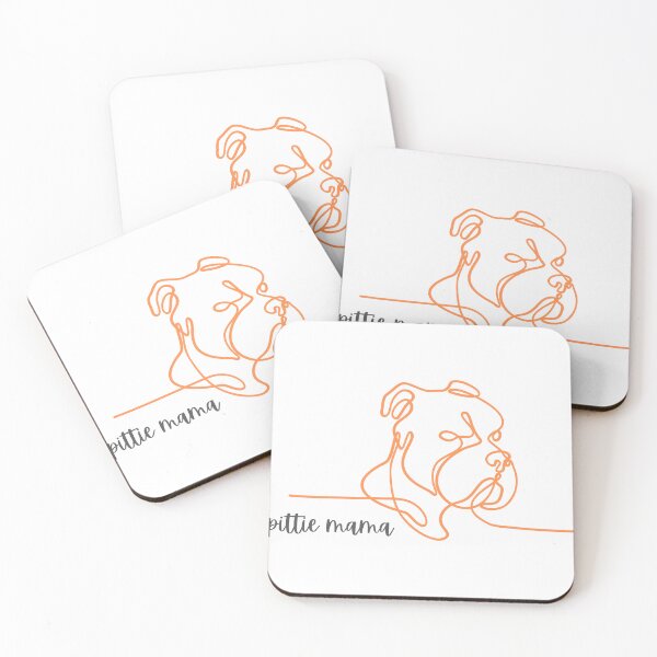 Artikelvorschau, Pittie Mama - orange entworfen und verkauft von jechaiyells.