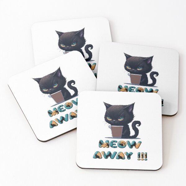 Item preview, Meow Away Human designed and sold by OmStyleStudio.