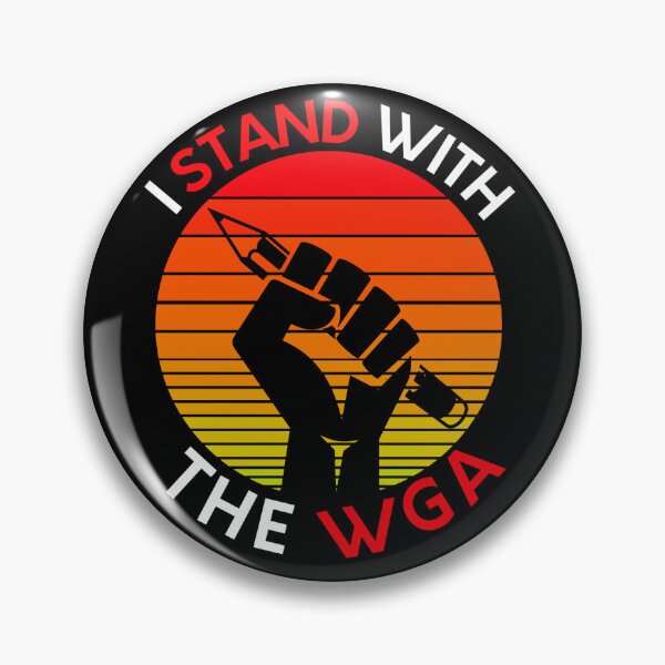 Item preview, I stand with WGA, writers on strike designed and sold by mwebba2005.