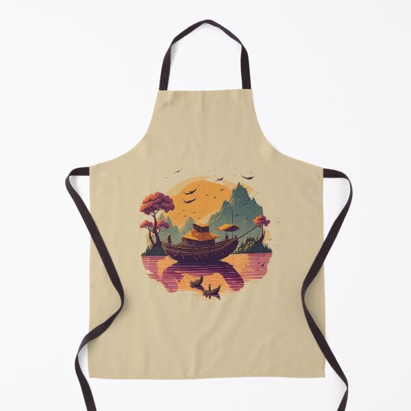 Item preview, Sunset Boat Ride in Ninh Binh designed and sold by Snorg Tees ⭐⭐⭐⭐⭐.