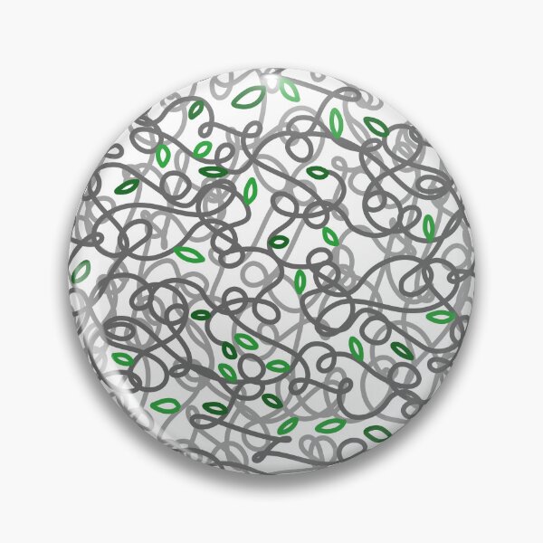 Item preview, Loopy Twisted Tangled Vines and Leaves Abstract Doodle Design on a White Backdrop, made by EndlessEmporium designed and sold by EndlessEmporium.