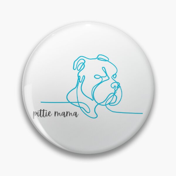 Artikelvorschau, Pittie Mama - blau entworfen und verkauft von jechaiyells.