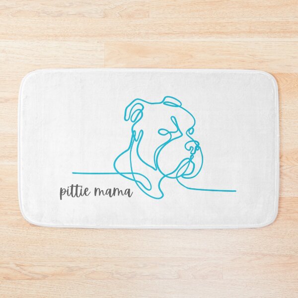 Artikelvorschau, Pittie Mama - blau entworfen und verkauft von jechaiyells.