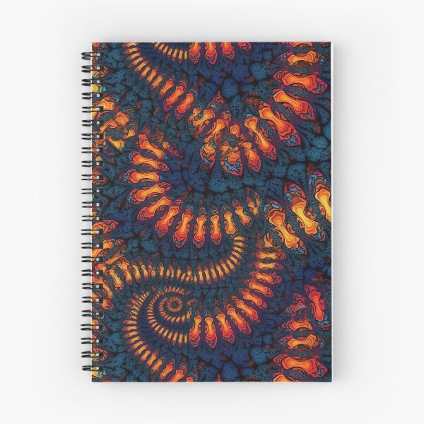 Item preview, Psychedelic Spiral Fractal Bones of Infinity designed and sold by Hashola Designs.