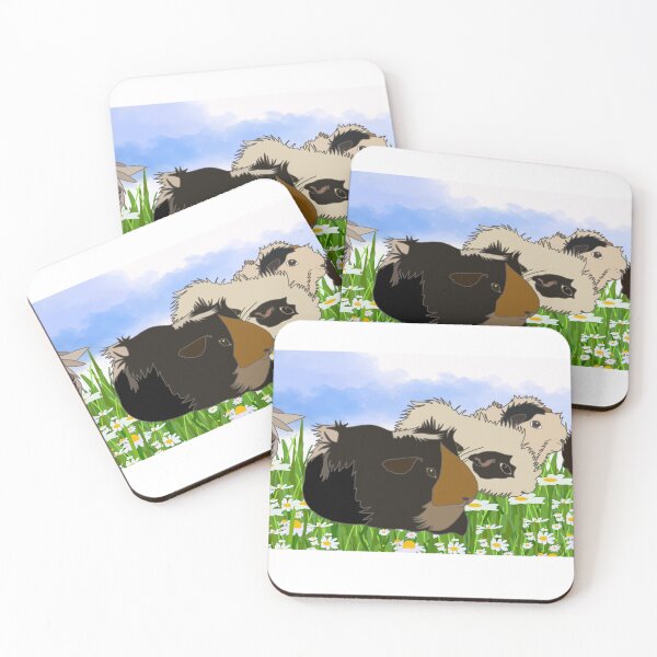 Item preview, All my 5 guinea pigs 2.0 designed and sold by AlpacaSparkles.