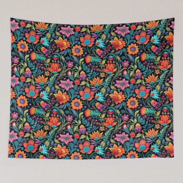 Item preview, Fiesta Floral Pattern 4 designed and sold by innerchildfun.