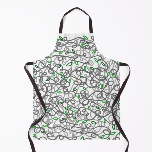 Item preview, Loopy Twisted Tangled Vines and Leaves Abstract Doodle Design on a White Backdrop, made by EndlessEmporium designed and sold by EndlessEmporium.