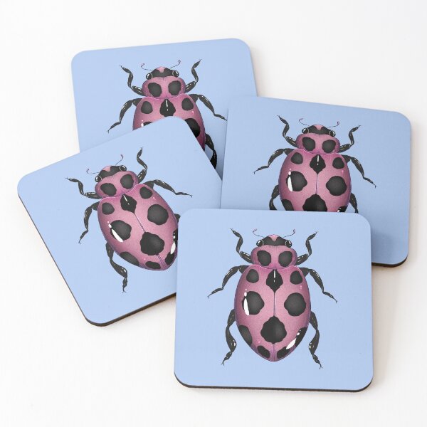 Item preview, Pink Spotted Lady Beetle designed and sold by dinosaphira99.