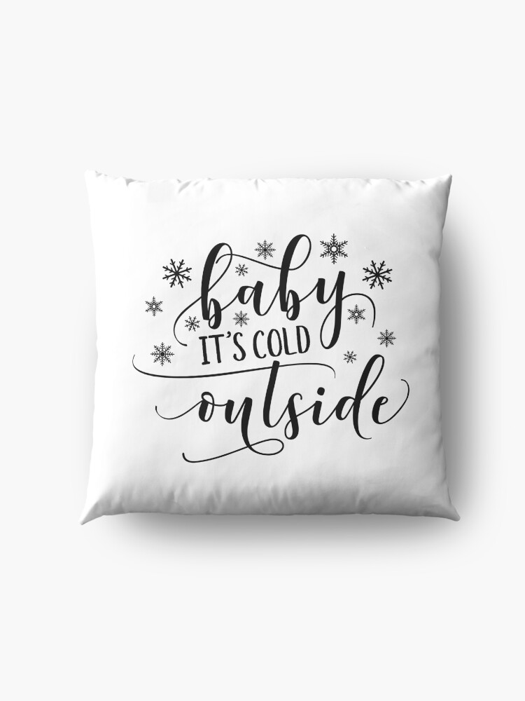 Alternate view of Baby It's Cold Outside Floor Pillow