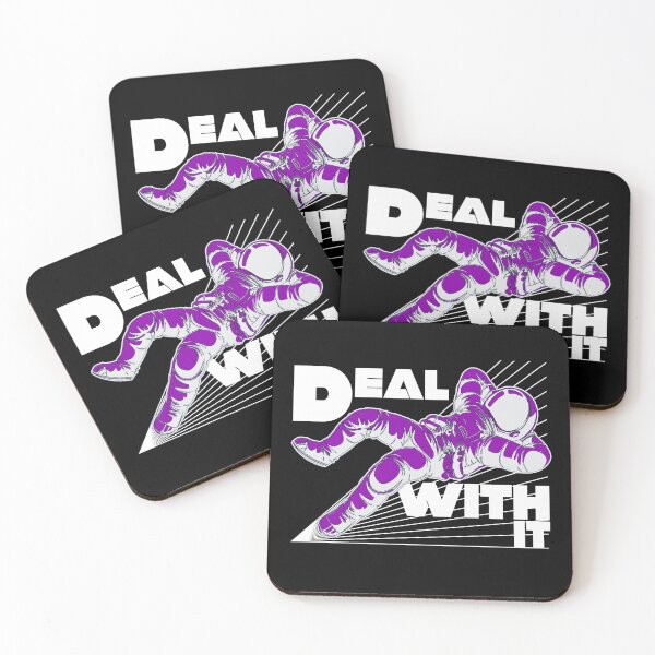 Item preview, Deal With It Ace-stronaut. Asexual Pride designed and sold by Subtle Pride Shop.