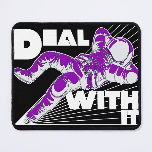 Item preview, Deal With It Ace-stronaut. Asexual Pride designed and sold by Subtle Pride Shop.