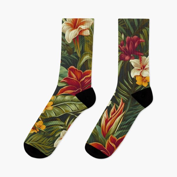 Item preview, Tropical Vibe Hawaiian Shirt Print designed and sold by SDVibeDesigns.