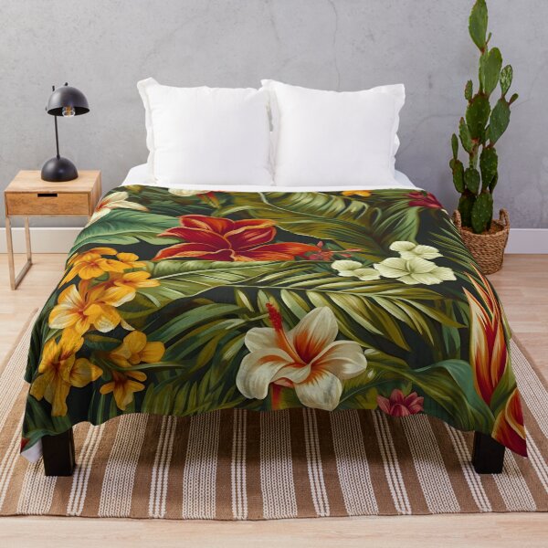 Item preview, Tropical Vibe Hawaiian Shirt Print designed and sold by SDVibeDesigns.