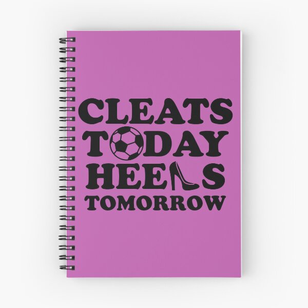 Item preview, Cleats Today Heels Tomorrow Soccer - pink background designed and sold by Louise-Mae.