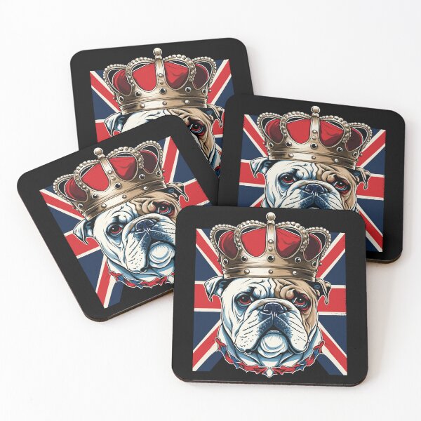 Item preview, English Bulldog wearing a crown designed and sold by Gerald Waters.