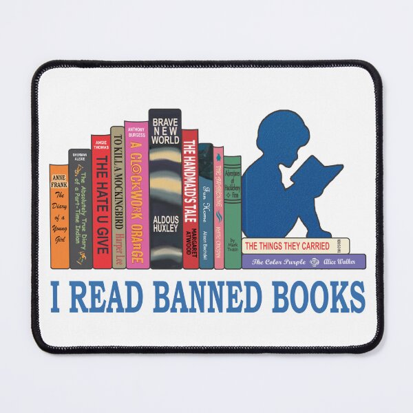 Item preview, I Read Banned Books designed and sold by LibraryFriends.