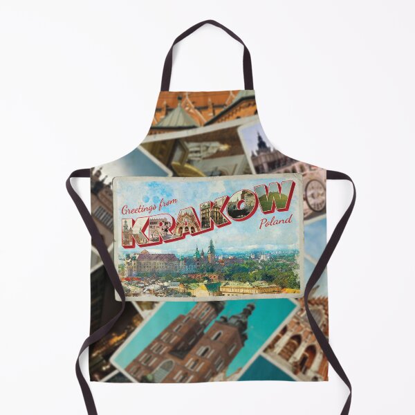 Artikelvorschau, Grüße aus Krakau in Polen Retro-Souvenir im Vintage-Stil entworfen und verkauft von DeveloperProp0.