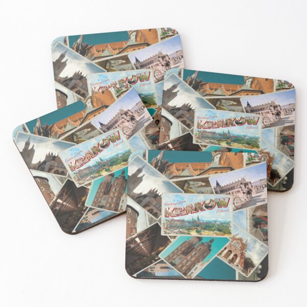Item preview, Greetings from Krakow in Poland Vintage style retro souvenir designed and sold by DeveloperProp0.