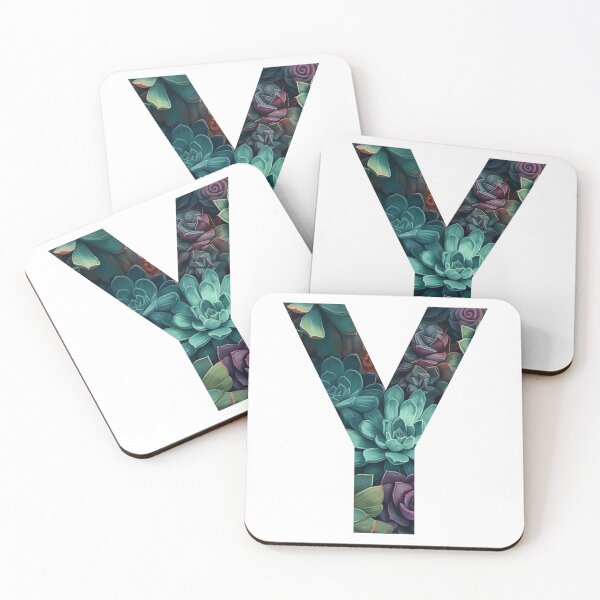 Item preview, Elegant Succulent Pattern Letter Y designed and sold by AdiRemba.