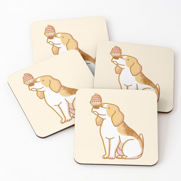 Item preview, Beagle and Cupcake designed and sold by Wlaurence.