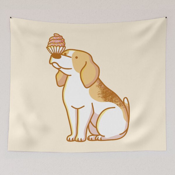 Item preview, Beagle and Cupcake designed and sold by Wlaurence.