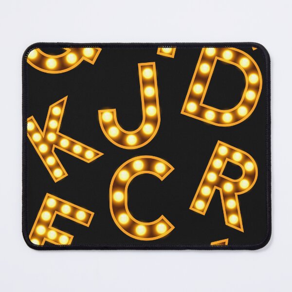Item preview, Neon Gold letters designed and sold by TheRightHonMP.