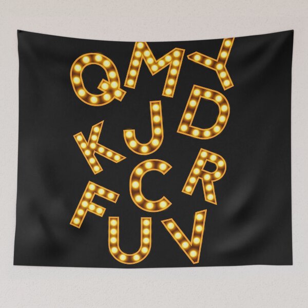 Item preview, Neon Gold letters designed and sold by TheRightHonMP.