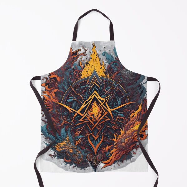 Item preview, fire and water sign designed and sold by NozAkamE.