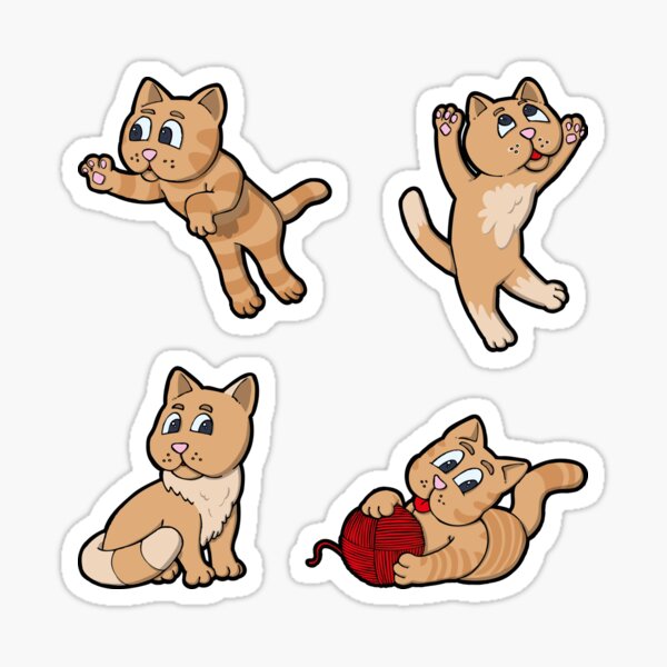 Stickers de petits chats 30 Sticker