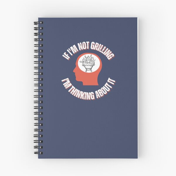 Item preview, If I'm Not Grilling I'm Thinking About It, Funny Bbq Slogan, Grilling Saying designed and sold by DansCookout.