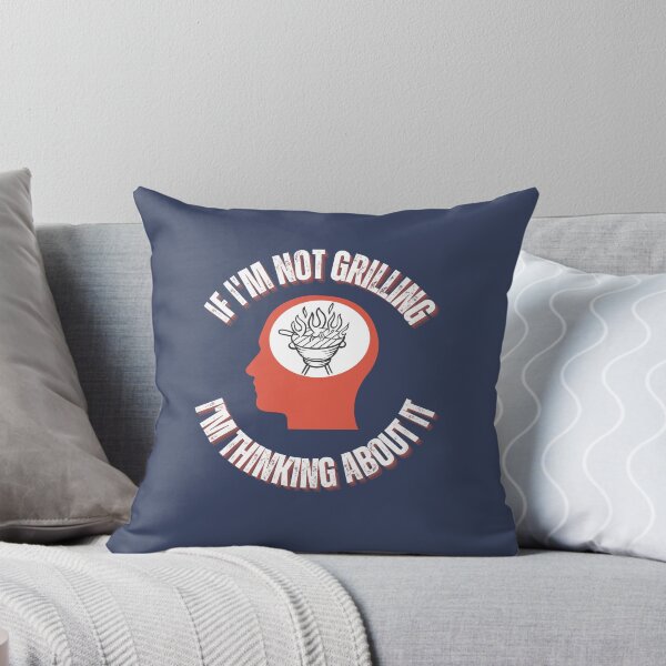 Item preview, If I'm Not Grilling I'm Thinking About It, Funny Bbq Slogan, Grilling Saying designed and sold by DansCookout.