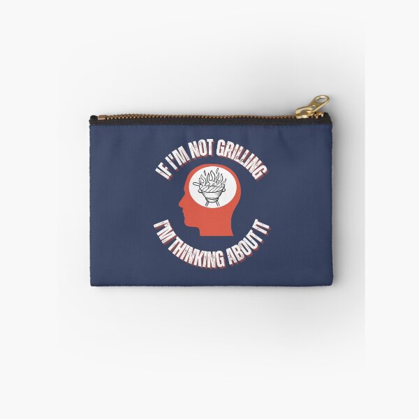Item preview, If I'm Not Grilling I'm Thinking About It, Funny Bbq Slogan, Grilling Saying designed and sold by DansCookout.