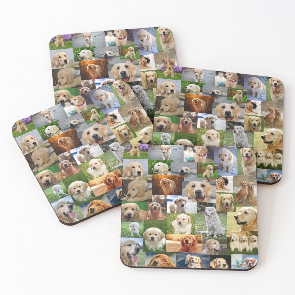 Item preview, Golden Retriever Collage - Cute Dog Collection designed and sold by art-in-a-bottle.