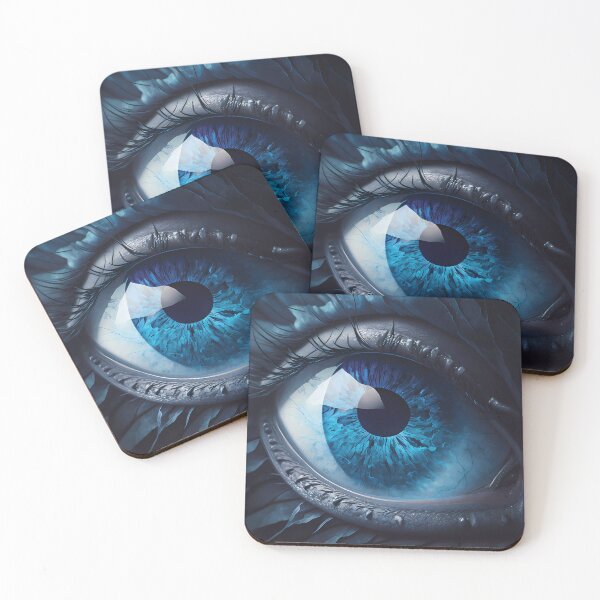 Item preview, Black Eye Portrait AI Artwork designed and sold by Slowerblue.