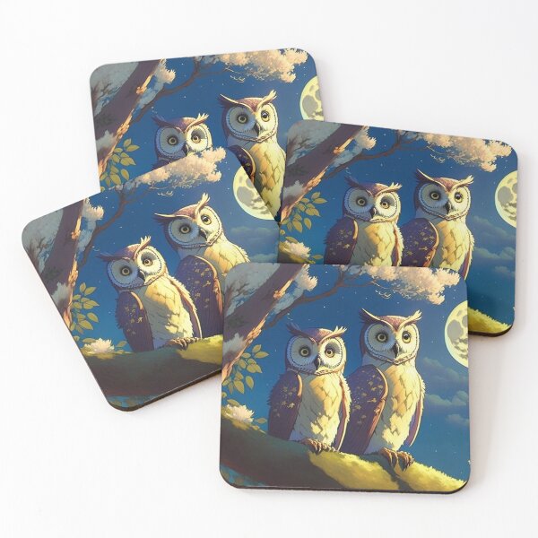 Item preview, Two Owls in the Moonlight designed and sold by DWeyers.