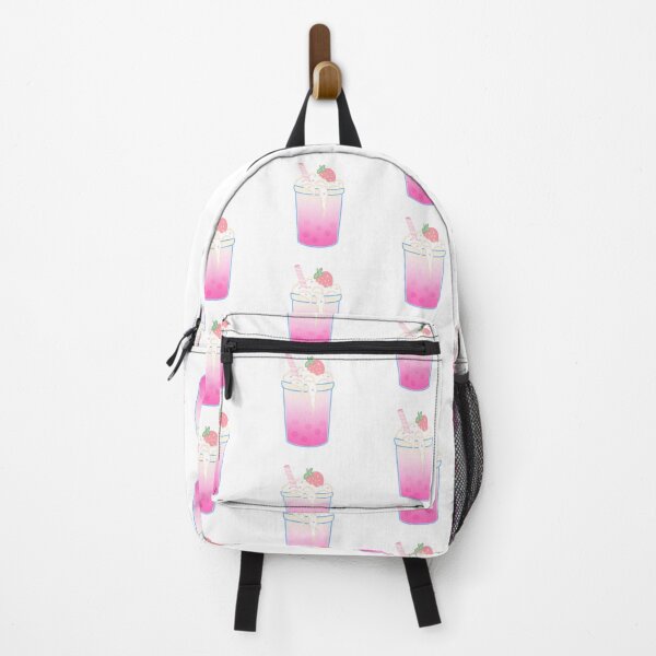 Item preview, Cute and Aesthetic Stawberry Milk Bubble Tea designed and sold by Momoliart.