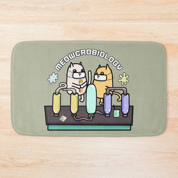 Item preview, Meowcrobiology - Cat Biology Pun designed and sold by ViewerEqualsPhoton.