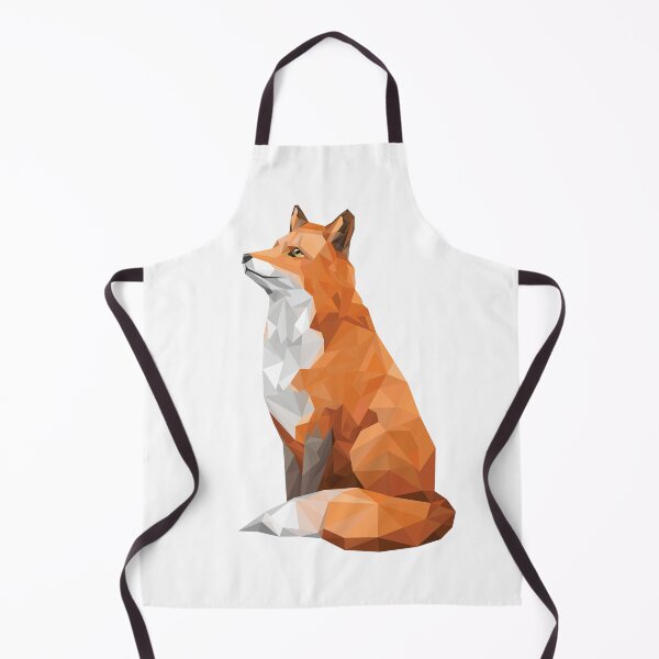 Item preview, Geometric Fox Lovely Cute Animal Polygonal Shape Orange designed and sold by foxynatic.