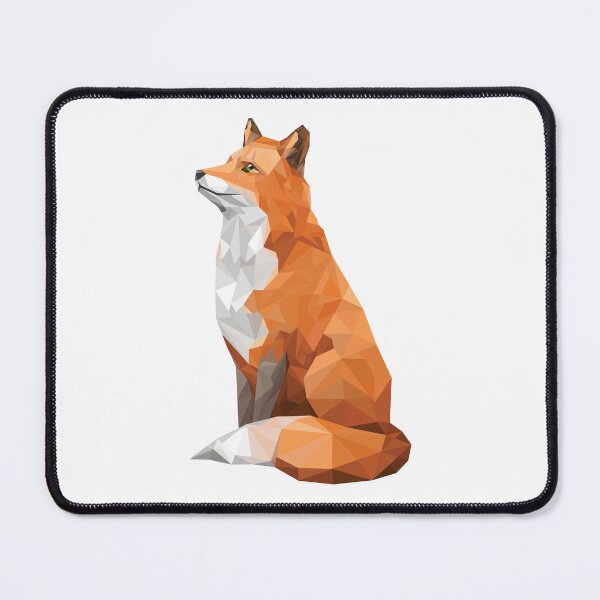 Item preview, Geometric Fox Lovely Cute Animal Polygonal Shape Orange designed and sold by foxynatic.